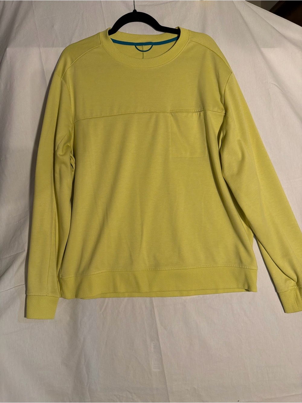 #342 Women’s all in motion Crewneck Sweater in Lemon Yellow